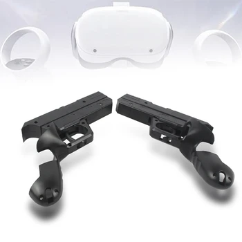 1 пара защитных чехлов для ручки виртуальной реальности Мягкие левый и правый защитные чехлы Совместимы с Oculus Quest 2 VR Черный Белый