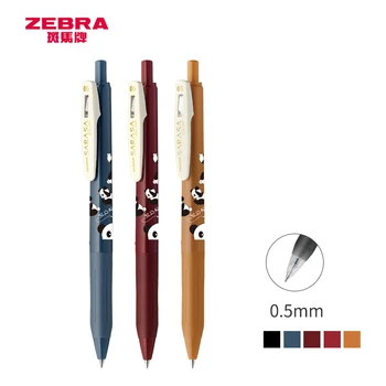 1 шт. гелевая ручка Japan Zebra JJ15-ZK в стиле пресса, ограниченная ручка большой емкости, Японская канцелярская ручка в стиле ретро Sarasa Panda