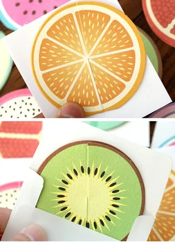 1 шт./упак. Дизайн поздравительной открытки со сладкими 3D фруктами, креативные открытки 