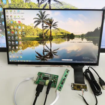15,6-дюймовый емкостный сенсорный дисплей с модулем IPS LCD-панели для Linux Android win7 8 10 Raspberry Pi3, подключи и играй 10-точечным касанием