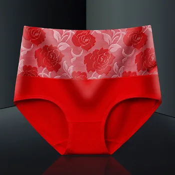 2023 Хлопковые женские брюки в обтяжку с высокой талией Ropa Interior, Сексуальное прозрачное нижнее белье для женщин, Женские сексуальные трусики