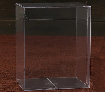 30шт 8*10*15 см прозрачная пластиковая коробка из пвх упаковочные коробки для подарков/ шоколада / конфет / косметики / торта /ремесел квадратная прозрачная Коробка из пвх