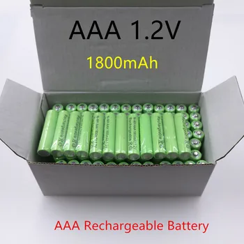 4 ~ 20ШТ 100% Оригинальный аккумулятор AAA 1800 мАч 1,2 В Qualität akku AAA 1800 мАч Ni-Mh-1,2 В 3A