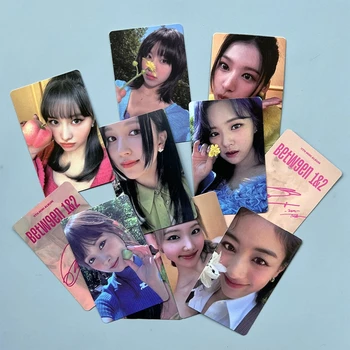 9 шт./компл. Kpop TWICE New Album Between 1 & 2 Photocard Lomo Card Collection HD Печатные Фотокарточки Для Коллекции Фанатов Открыток
