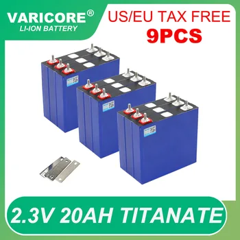 9шт 2,3 В 20Ач литий-титанатная батарея LTO 10C разряда 20000 Циклов DIY 12V 24V низкотемпературные аккумуляторы Не облагаются налогом