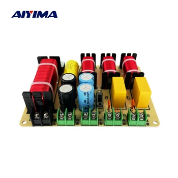 AIYIMA, профессиональный динамик мощностью 250 Вт, 3-полосный звук, кроссовер, низкие средние, двойные высокие частоты, независимый фильтр, разделитель частоты