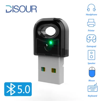 Bluetooth 5.0 USB Беспроводной адаптер для ПК, ноутбука, беспроводной мыши, мини-приемника, поддержка подключения к телефону, передача файлов