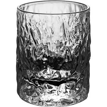 Kapmore 1 шт. Стакан для виски, Пивной бокал большой емкости, Старомодный стакан для питья из листового стекла емкостью 10,41 унции, стакан для шотландского виски