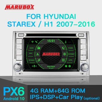 MARUBOX 2 Din PX6 Android 10,0 Для Hyundai H1 Grand Starex 2007-2016 GPS Стерео Радио Автомобильный Центральный Мультимедийный Плеер