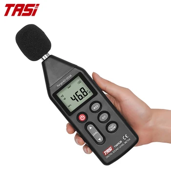 TASI TA8152A TA8152B Цифровой Измеритель уровня звука Шумомер USB Для передачи данных 40-130 дБ Тестер Измерения громкости в Децибелах