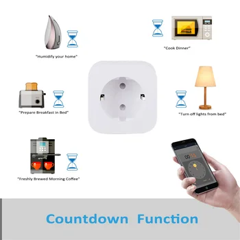 WiFi Smart Plug Умная розетка Mini Smart Plug Умная розетка с таймером Функция дистанционного управления для домашней автоматизации Smart Home Mini