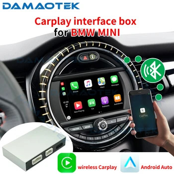 Автомобильная мультимедийная камера заднего вида DamaoTek, Беспроводной модуль интерфейса CarPlay для автоматического обновления BMW MINI Android