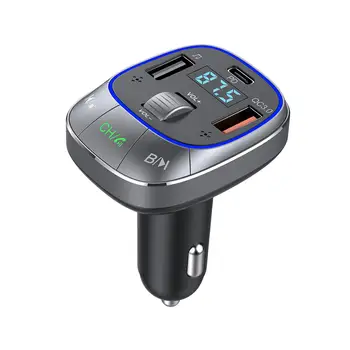 Автомобильный адаптер Bluetooth Низкое энергопотребление Объемный звук на 360 градусов Стабильное подключение FM-передатчик громкой связи для автомобиля