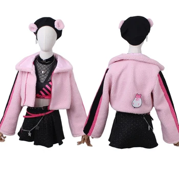Аниме Shiraishi An Косплей Костюм Project Sekai Красочный Сценический Подвиг Awakening Beat Eater Розовая Униформа Лолиты Полный Комплект Челнока