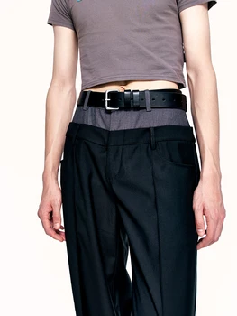 Брюки A1979 мужская мода 2023 взлетно-посадочной полосы роскошные известный бренд европейский дизайн партия стиль, Мужская одежда