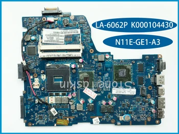 Высококачественная оригинальная K000104430 для toshiba satellite A660 A665 Материнская плата ноутбука NWQAA LA-6062P N11E-GE1-A3 HM55 100% Протестирована