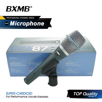 Высококачественный профессиональный проводной микрофон BETA87A, суперкардиоидный конденсаторный микрофон BETA87 для студийного исполнения живого вокала
