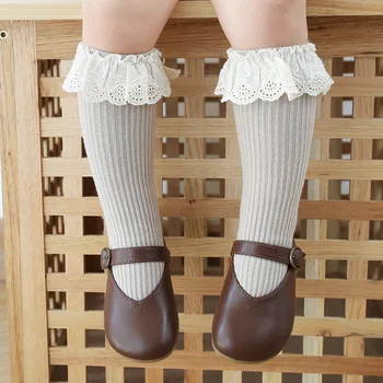 детские носки, детские носки в пол, расчесанные хлопчатобумажные кружевные носки для маленьких девочек, детские носки calcetines bebe skarpetki dla dzieci, распродажа, 2 шт. /лот