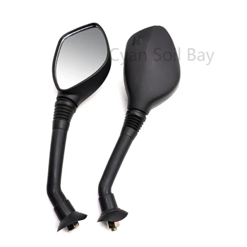 Для Honda NC700 NC700S NC700X Мотоциклетные боковые зеркала заднего вида 8 мм 10 мм Черное зеркало для Yahama
