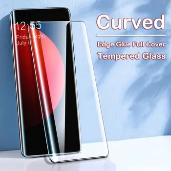 Для Samsung Galaxy S23 S21 S22 Ультра Изогнутое Стекло Клей Защитная пленка Для экрана Примечание 8 9 10 20 S20 FE S8 S9 Plus S10 5G полноэкранный