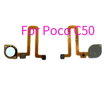 Для Xiaomi Poco C50 датчик отпечатков пальцев кнопка Home Лента Гибкий кабель