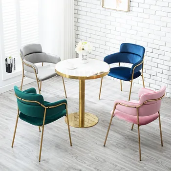 Железный обеденный стул FOSUHOUSE, современный дизайн стульев, туалетный столик, стулья для макияжа, стул для гостиной, барный стул, обеденные стулья