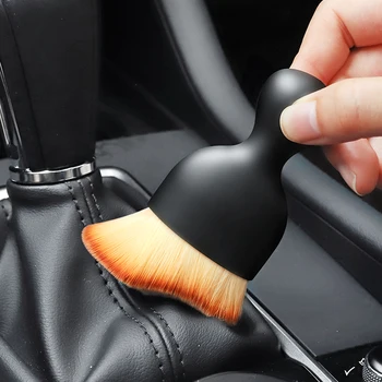 Инструмент для чистки салона автомобиля щетка для очистки воздуховыпуска кондиционера автомобильная щетка для удаления пыли из щелей автомобиля артефактная щетка