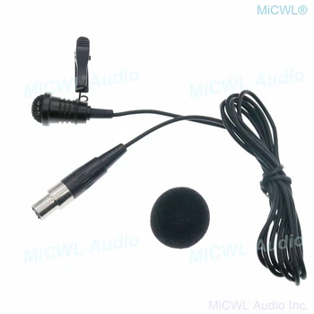Кардиоидный Микрофон WMS60 с Клипсой на Лацкане для AKG Samson Lavalier Wireless BeltPack System mini 3Pin Черный
