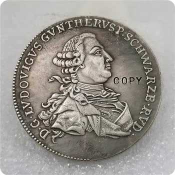 КОПИЯ КОПИЯ 1768 немецких земель (Шварцбург-Рудольштадт) КОПИЯ монеты Людвига Гюнтера II в 1 талер