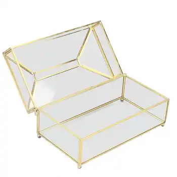 Коробка для бумажных салфеток, Декоративная стеклянная коробка для хранения салфеток, изысканная для свадьбы для дома