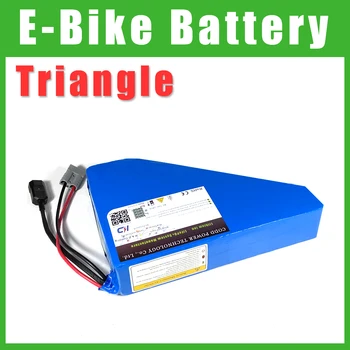 Литиевая батарея электровелосипеда 24 В 36 В, электрический велосипед мощностью 500 Вт 1000 Вт 2000 Вт, Треугольный аккумулятор для электровелосипеда