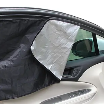 Магнитное солнцезащитное козырек для окна автомобиля Солнцезащитный Крем Автомобильное окно Противомоскитная сетка Солнцезащитный козырек Теплоизоляционная шторка Автомобильные аксессуары