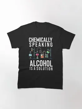 Мужчины Женщины, забавная химия, наука о химическом спиртовом растворе, топы, футболки для родителей и детей, Детские футболки для мальчиков и девочек, детские футболки