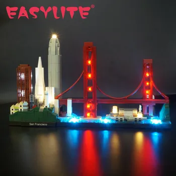 Набор светодиодных светильников EASYLITE для 21043 Architecture San Francisco, Только игрушки 