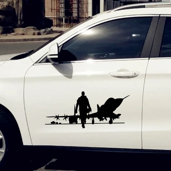Наклейки Для автомобилей Air Base Airforce Army Забавные Креативные Декоративные наклейки для дверей Виниловые наклейки для Автотюнинга D25