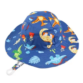 Новая весенне-летняя детская солнцезащитная шляпа для мальчиков и девочек, хлопковые шляпы-ведерки, детская шляпа рыбака, мультяшные детские солнцезащитные шляпы от 6 месяцев до 8 лет