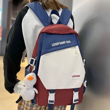 Новая женская водонепроницаемая нейлоновая сумка для ноутбука Harajuku, школьная сумка для девочек, Модная школьная сумка для путешествий, Модный Женский рюкзак для колледжа, Милый