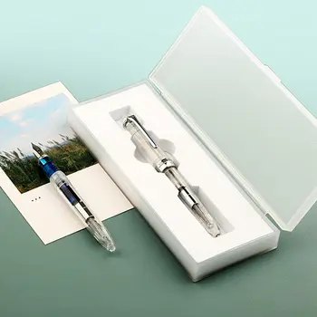 Новая перьевая ручка majohn S6 с чернилами с жевательным наконечником в подарочной упаковке Офисные подарочные ручки из смолы для бизнеса школьные принадлежности