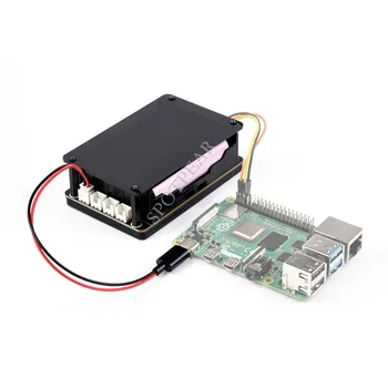 Плата расширения ИБП Raspberry Pi Модуль бесперебойного питания Поддерживает зарядку и выходную мощность одновременно