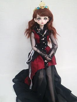 Платье для куклы BJD, одежда, подходящая для куклы 1/3 дюйма, кукла 56 см, продается только платье