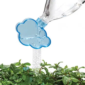 Поливочная насадка для растений с водяным облаком, душ, садовый опрыскиватель, Бытовая коническая лейка нажимного типа, садовый инструмент