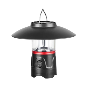 Портативный походный фонарь USB Перезаряжаемый фонарик Светодиодный фонарь для снаряжения для кемпинга, рыбалки, наружного освещения