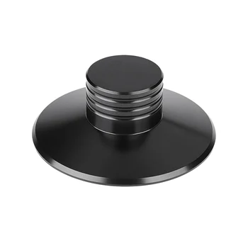 Проигрыватель виниловых пластинок LP Сбалансированный металлический диск, стабилизатор веса, зажим для поворотного стола HiF Черный
