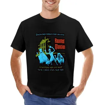 Ретро Винтажный особняк с привидениями, шляпная коробка, рубашка на Хэллоуин, футболка с графическим рисунком, спортивная рубашка, футболки для мужчин большого и высокого роста.