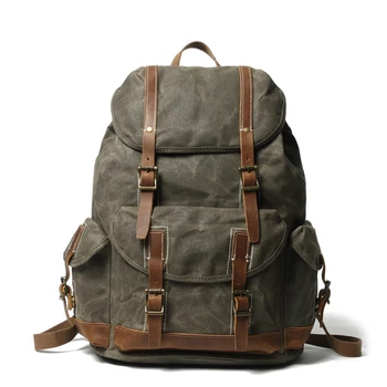 Ретро крутой рюкзак для путешествий на открытом воздухе рюкзак большой емкости простой мужской новый походный рюкзак с магнитной пряжкой