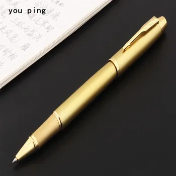 Роскошная ручка высокого качества 066 Golden Business office ручка-роллер для школьников канцелярские принадлежности