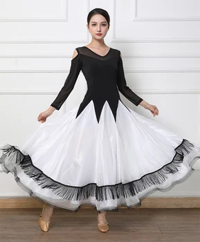 Стандартные платья для вальса и бальных танцев Юбка для танцев Senior Modren Высококачественное Платье для бальных танцев для соревнований Женское платье для танцев