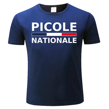 Футболка Picole Nationale, Свободная мужская Хлопковая футболка С принтом, национальные Футболки picole, Юмористические мужские футболки, классические топы