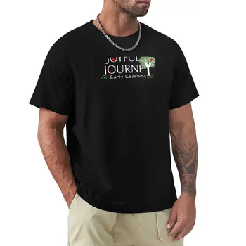 Футболка с логотипом Joyful Journey Early Learning, одежда kawaii, футболка с аниме, мужские футболки