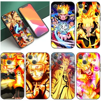 Чехол Для телефона Uzumaki Naruto Для Apple iPhone 14 13 12 Mini 11 Pro XR X XS MAX 6S 7 8 Plus SE 2020 2022 5S Черный Чехол